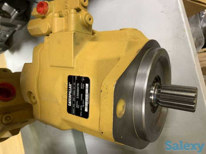 Основной гидравлический насос на экскаватор-погрузчик Caterpillar 428 (C, D, E, F), 432 (C, D, E, F) Кат, Cat, фотография 1