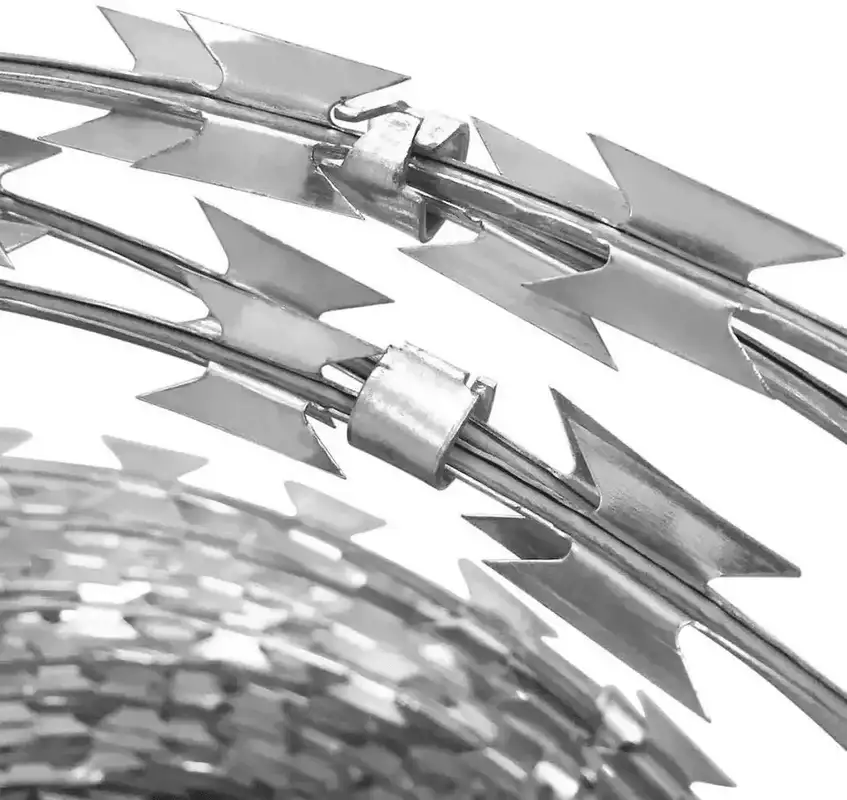 Плоское колючее ленточное заграждение, фотография 1