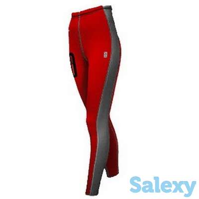 Термобелье брюки сивера сноуи с карманом женские кирпичные/т.серые, фотография 1