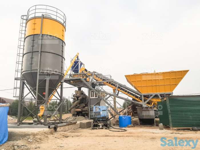 Мобильный бетонный завод QB-55, фотография 1