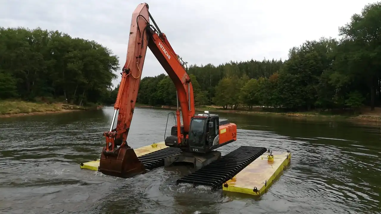 Понтоны на экскаватор, фотография 6
