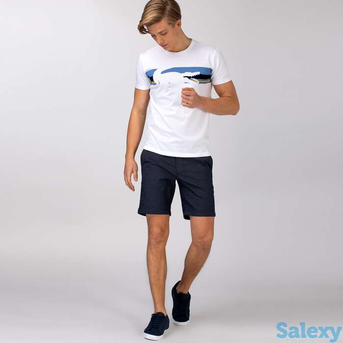 Мужские приталенные бермуды lacoste, фотография 1