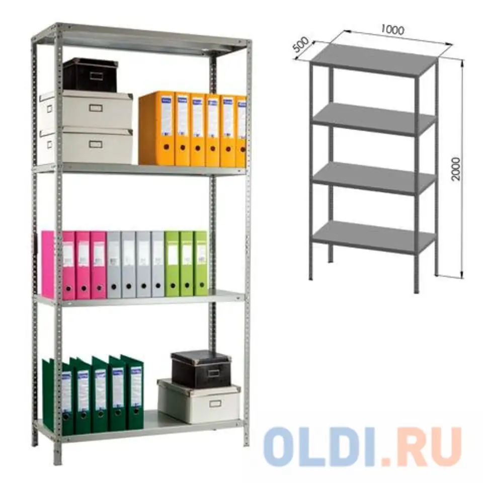Стеллаж металлический практик 