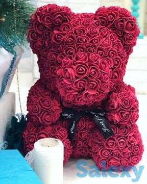 Мишка из роз - это подарок на любой возраст и повод!Доставка, фотография 5