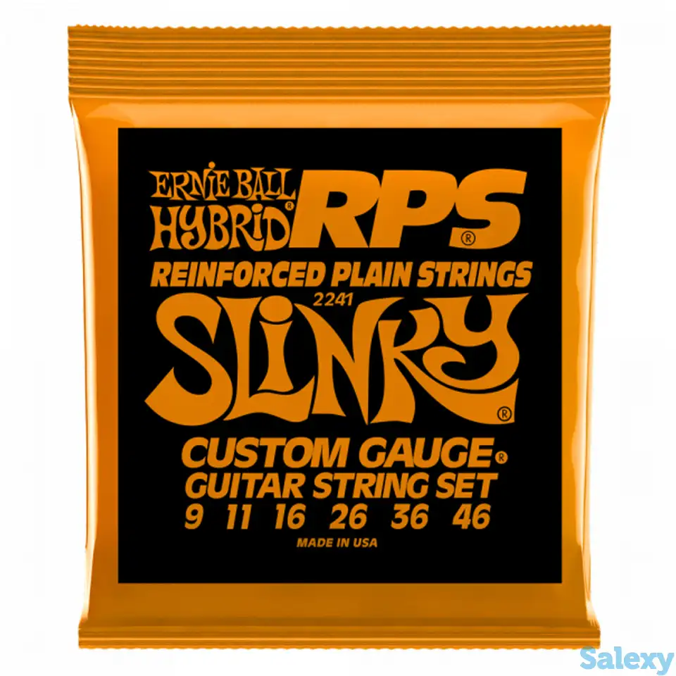 Струны для электрогитары ernie ball hybrid slinky p02241, фотография 1