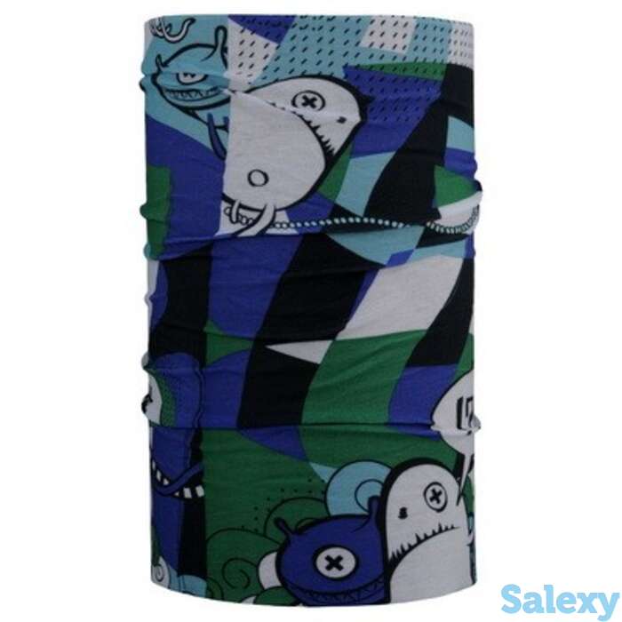 Бандана 4fun standard  free style monster blue, фотография 1