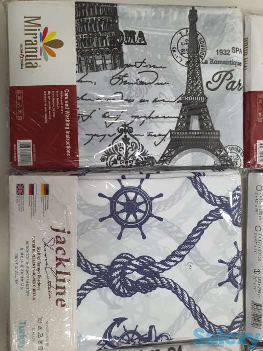 Стильные Шторки для душа и ванны, Турция Яркие Ромашки, фотография 9