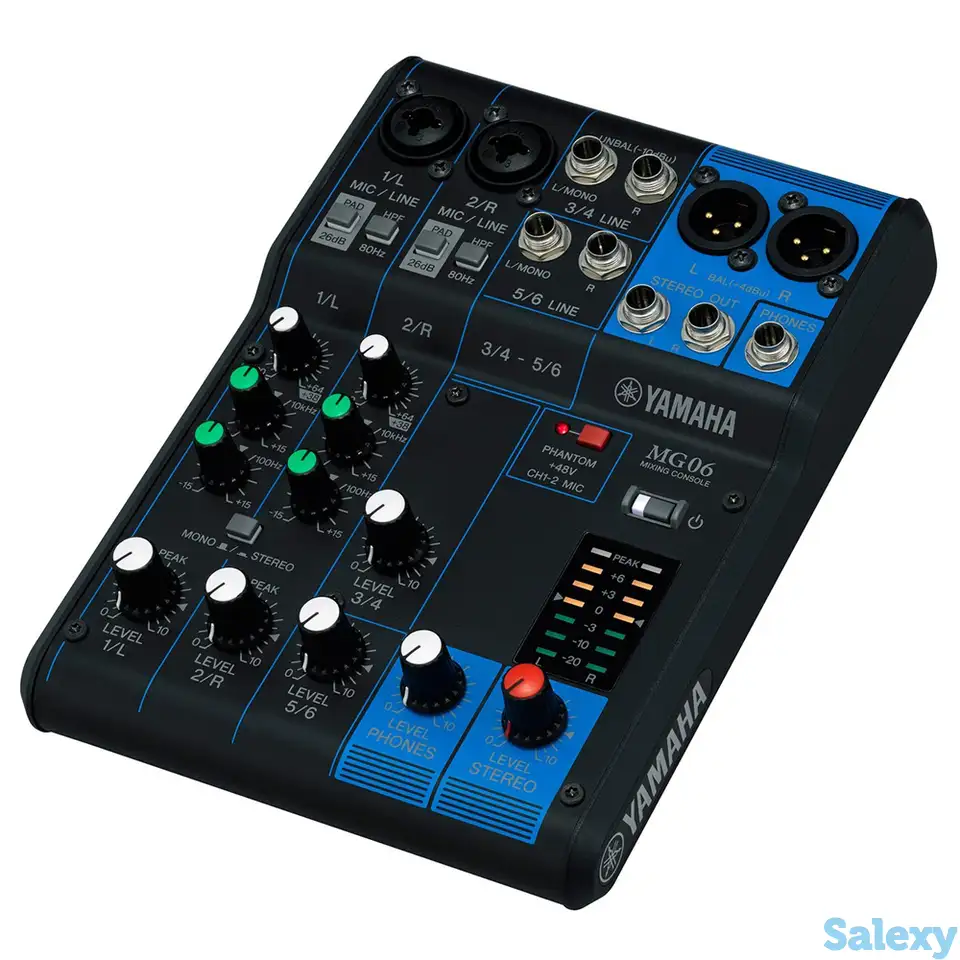 Аналоговый микшерный пульт yamaha mg06, фотография 1