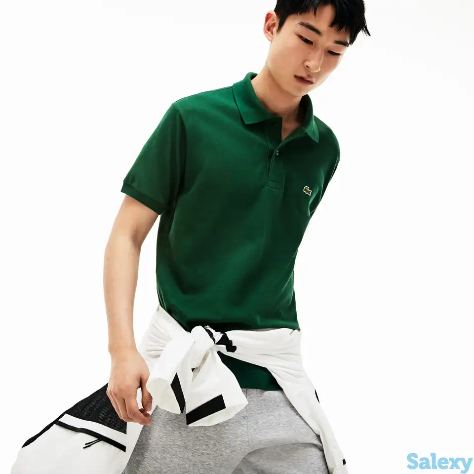Мужское поло lacoste l1212 classic fit, фотография 1