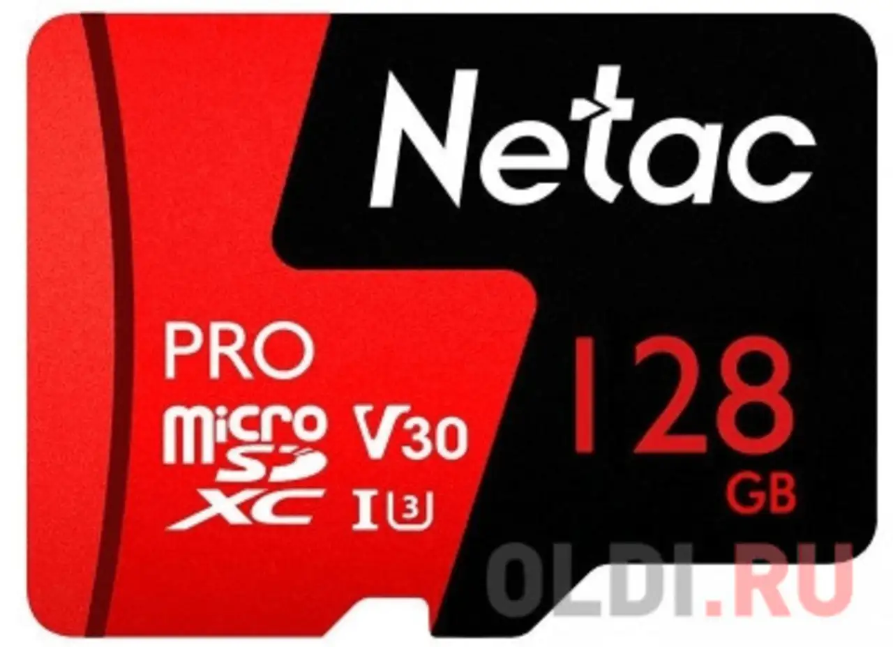 Netac microsd card p500 extreme pro 128gb, retail version w/o sd, фотография 1