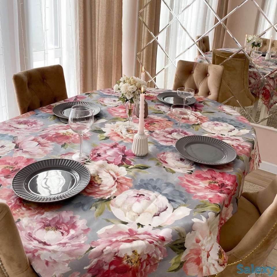 Итальянская скатерть, тефлоновое покрытие, Бернадетт Топ качество, фотография 2