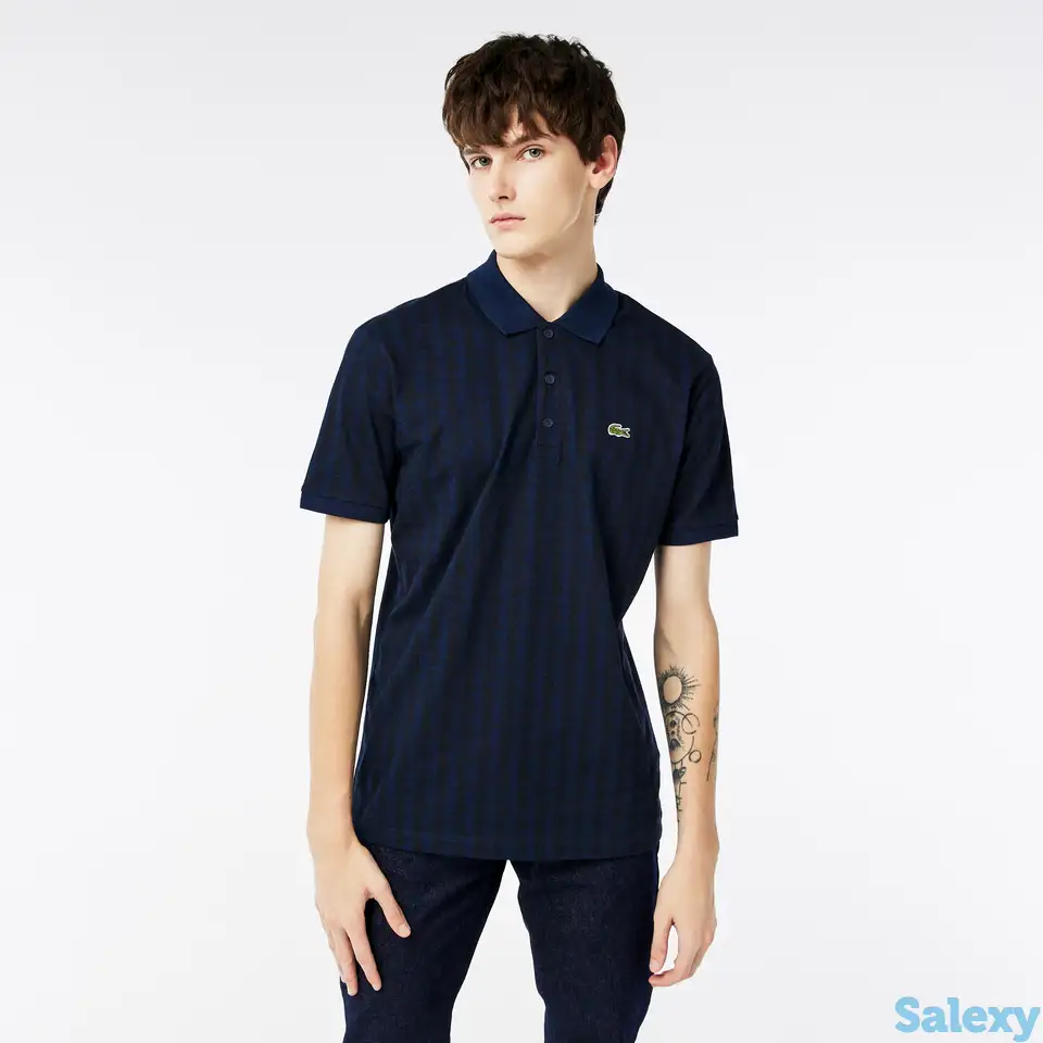 Мужское поло lacoste slim fit, фотография 1