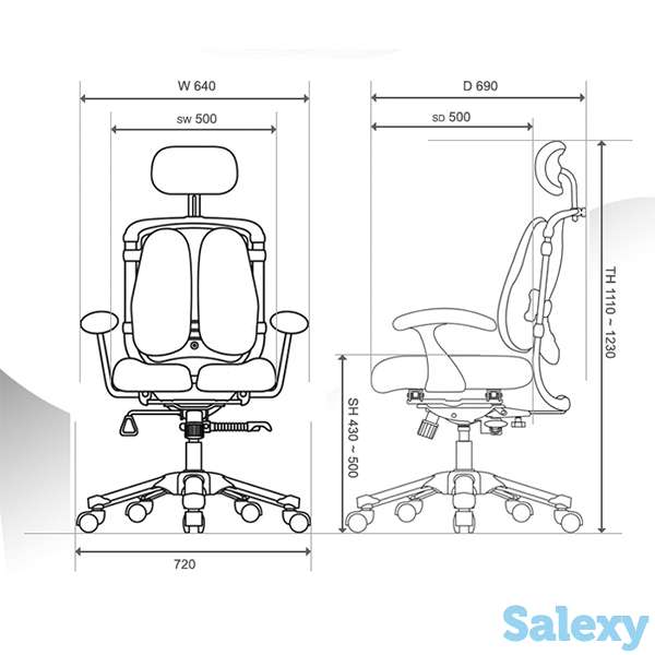 Ортопедическое кресло Hara Chair NIETZSCHE, фотография 5