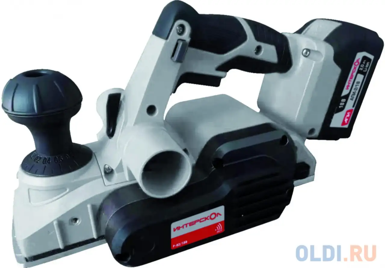 Рубанок аккумуляторный 694.1.0.70 interskol, фотография 1