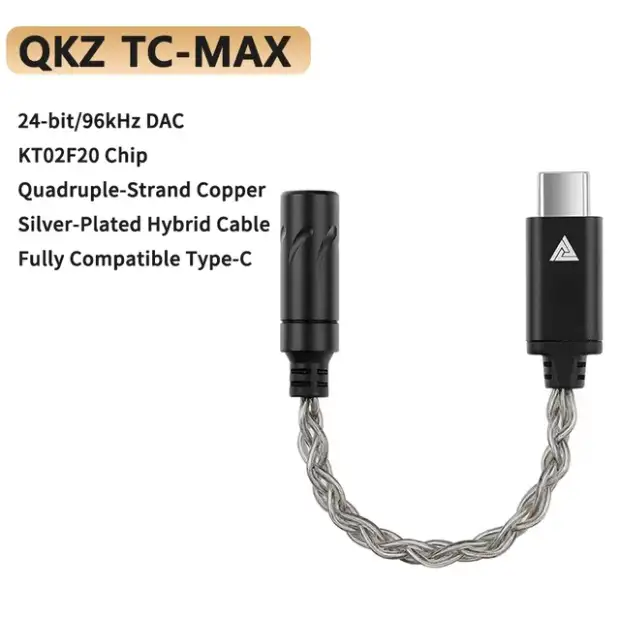 ЦАП усилитель QKZ CX31993 Type-C на 3,5 мм, фотография 9