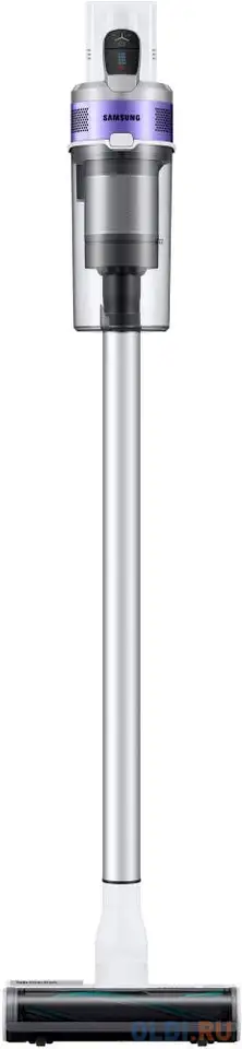 Вертикальный пылесос samsung vs15t7031r4/ev сухая уборка серебристый белый, фотография 1