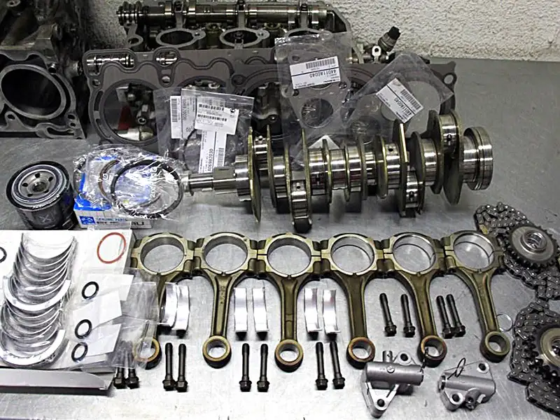 Поршня с кольцами, вкладыши коленвала, ремкомплект двигателя Deutz 1013, 1011, 2011, 912, Kubota 1505, 1100, 2203, 3300, фотография 1