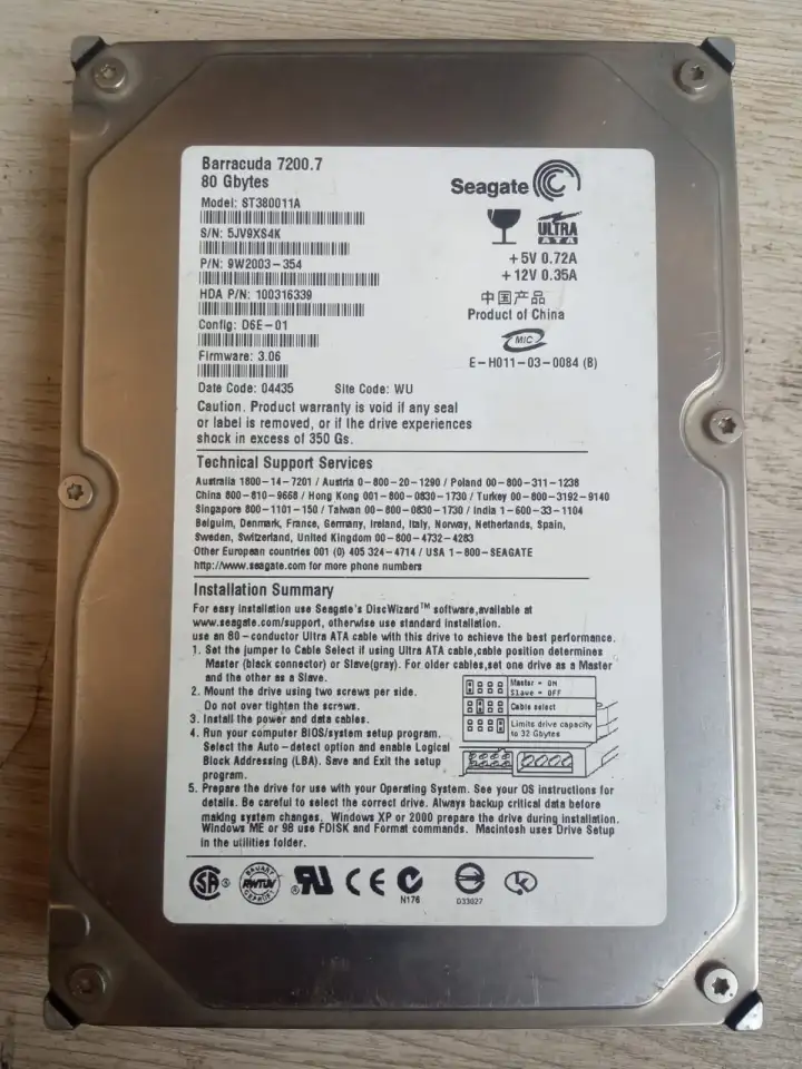 Жесткие диски STA в ассортименте для компьютера Бу, фотография 4