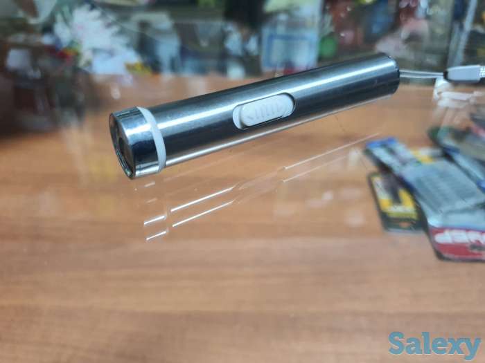 Фонарик серебреного цвета малый, фотография 2