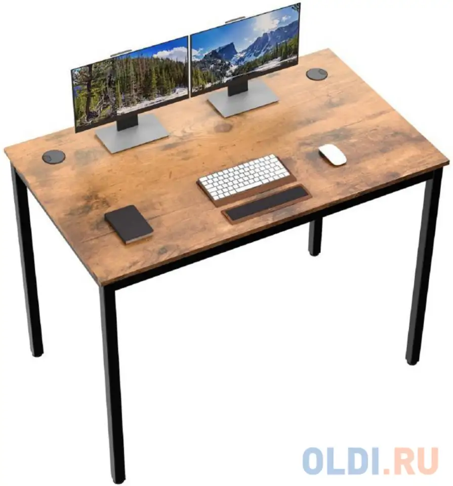 Стол письменный (для компьютера) eureka erk-cd-039vp с шириной 99 см, vintage, фотография 1