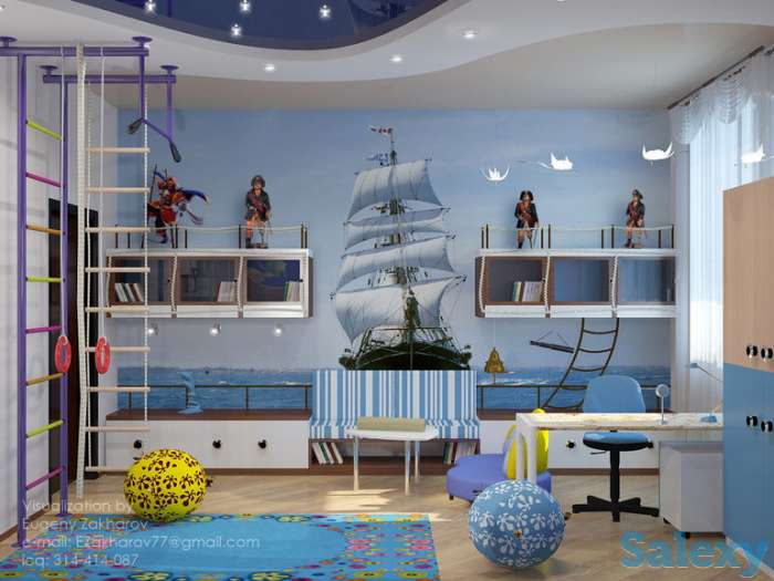 Детский спортивный комплекс (Шведская стенка) ДОСТАВКА! КРЕДИТ!, фотография 5