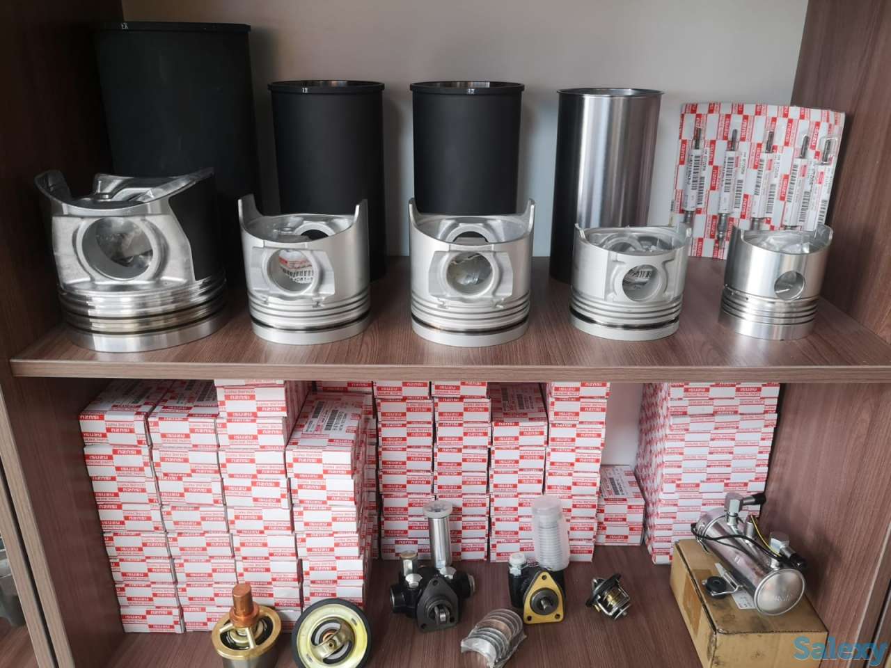 Поршневая группа запчастей Isuzu 6HK1 на экскаватор Hitachi ZX330-3, фотография 1