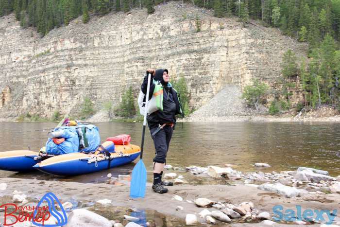Весло вольный ветер катамаранное 2 части 165см, фотография 8