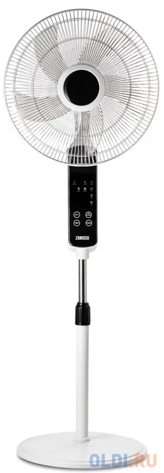 Вентилятор напольный zanussi zff-901n 45 вт белый/черный, фотография 1