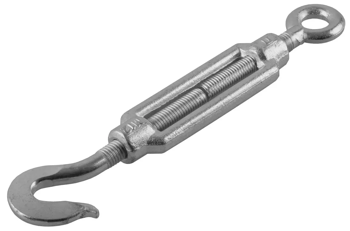 Талреп оцинкованный, Гп: 0,2-21 т, Резьба: М6; М8; М10..., L 70-840 мм, Исполнение: крюк-кольцо..., фотография 1
