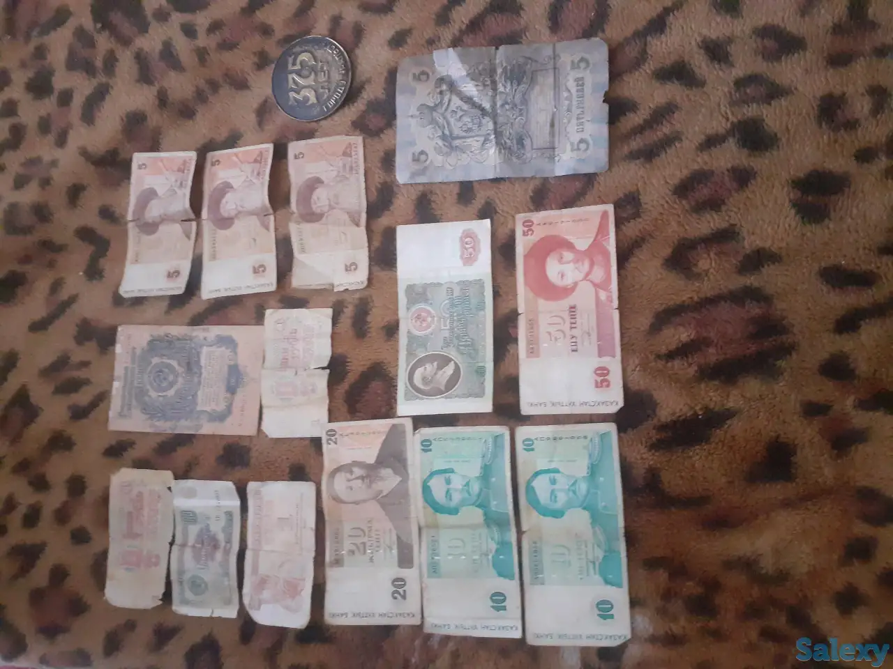 Продам старые казахстанские и советские банкноты, фотография 1