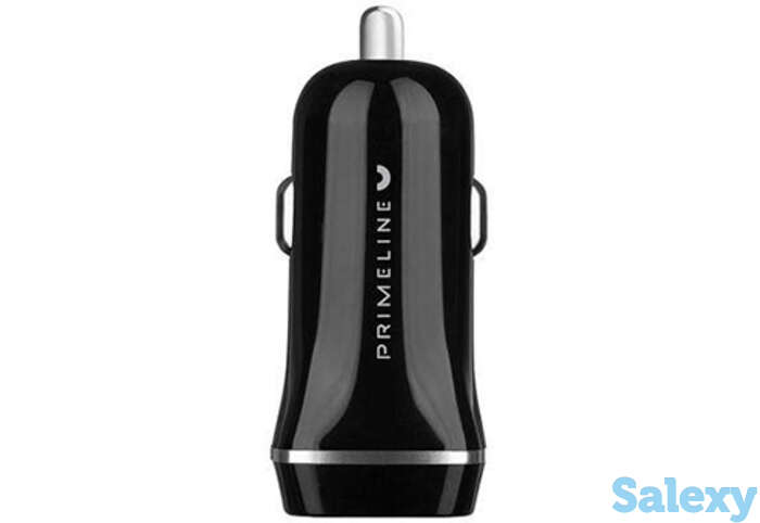 Автомобильное зарядное устройство prime line 1xusb, 1a, (2221). черный, фотография 1