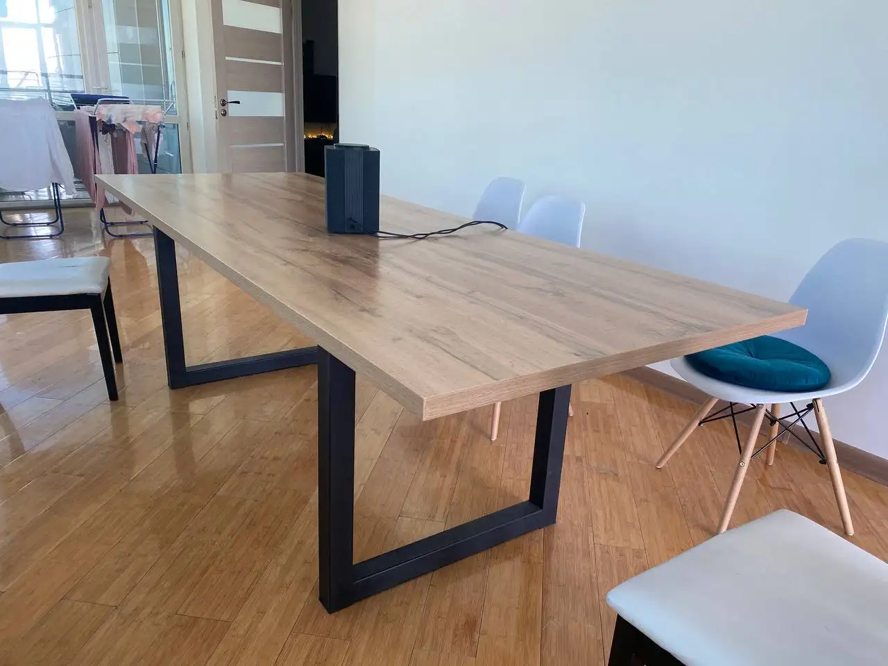 Обеденный стол Anelly ANx90x75 коричневый, фотография 2