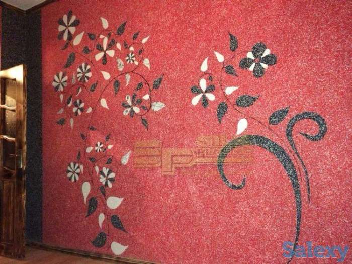 Декоративная шёлковая штукатурка в Алматы, фотография 6