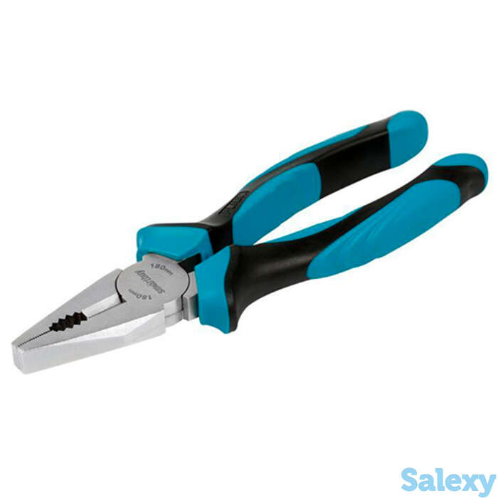 Плоскогубцы комбинированные (пассатижи) 180 мм двухкомпонентные рукоятки smartbuy, фотография 1
