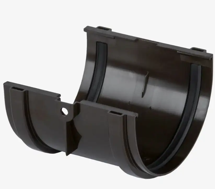 Соединитель желоба ПВХ, Ширина: 90-152 мм, h 89-100 мм, Цвет: пломбир; шоколад; белый..., фотография 1