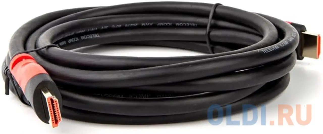 Кабель hdmi-19m --- hdmi-19m ver 2.0 4k*60hz, 3m telecom pro , фотография 1