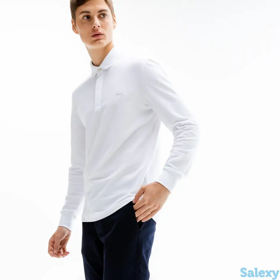 Мужское поло lacoste с длинными рукавами, фотография 1