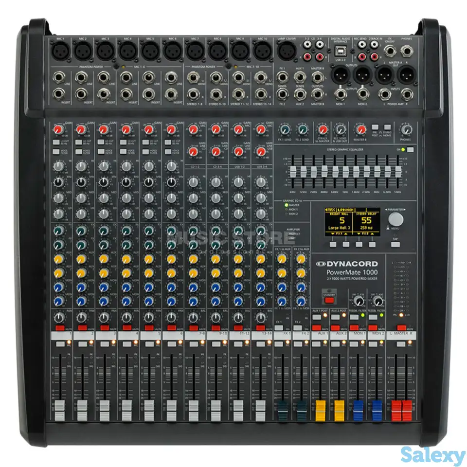 Активный микшерный пульт dynacord pm1000-3, фотография 1