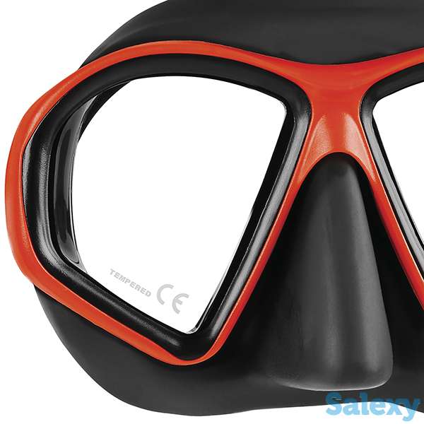 Маска для плавания mares sealhouette, для взрослых - ц.обт.черный, ц.р.чёрно-красный, фотография 2