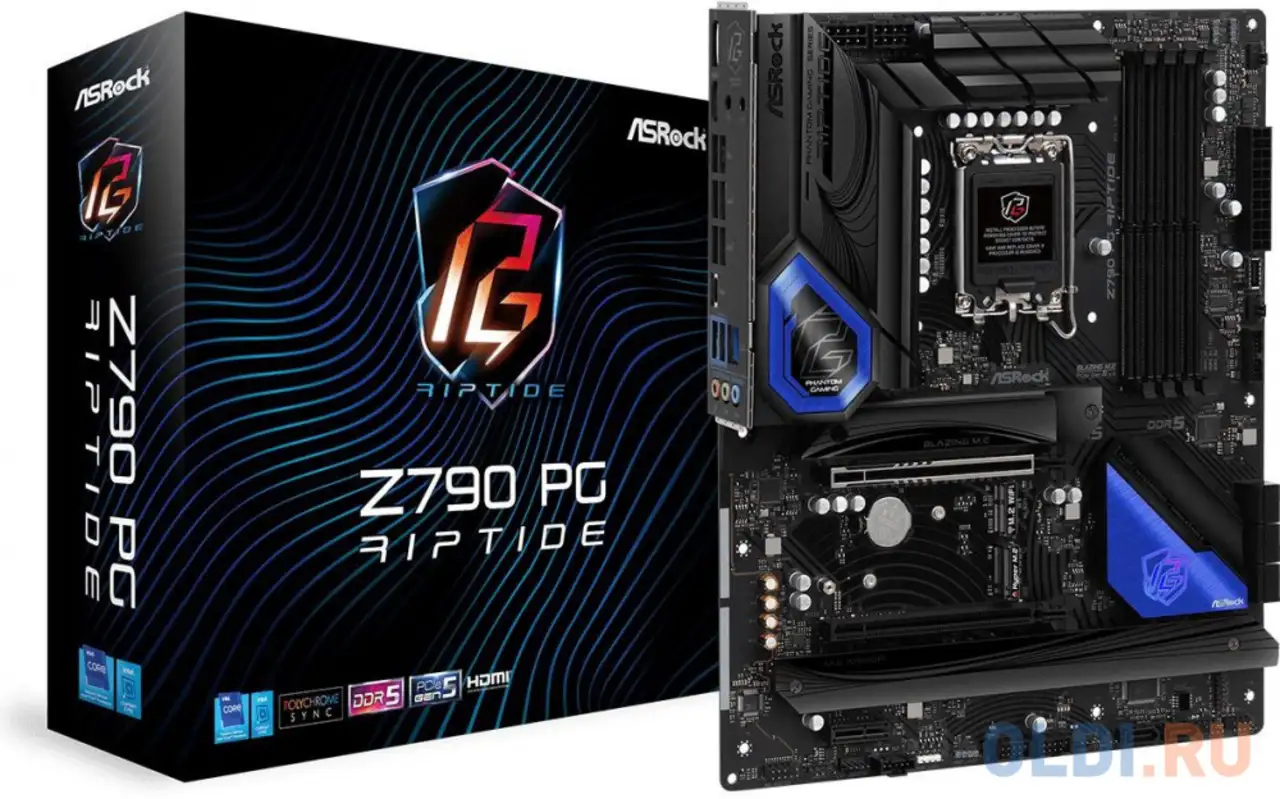 Материнская плата asrock z790 pg riptide, фотография 1