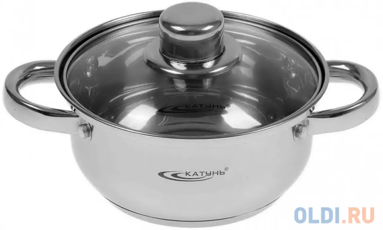 Кастрюля катунь гретта kt 04 d 16 16 см 1.6 л, фотография 1