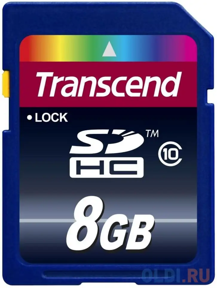 Промышленная карта памяти sdhc transcend 10i, 8 гб class 10 mlc,, фотография 1