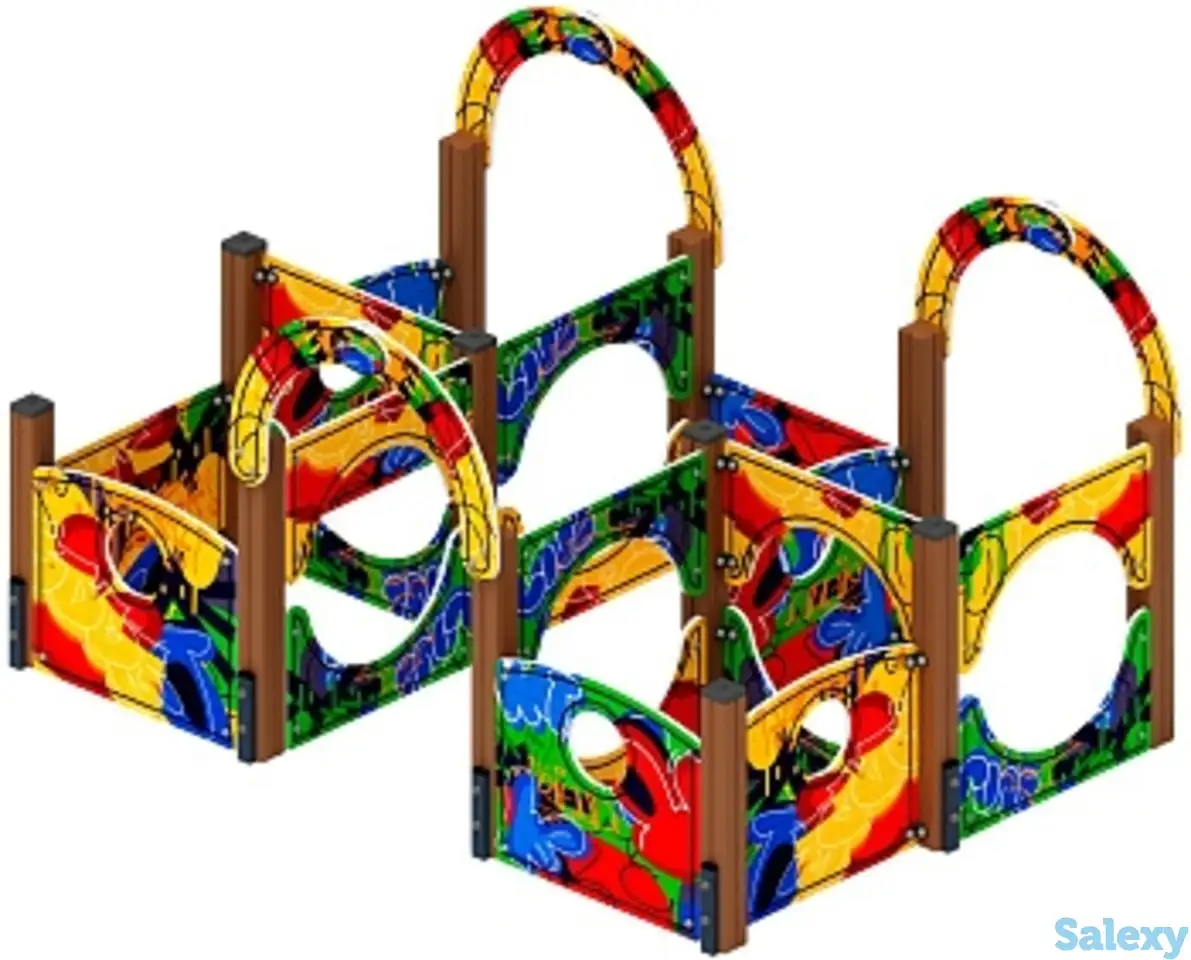 Лабиринт кубик 2 (граффити) мф 20.01.02-10, фотография 1