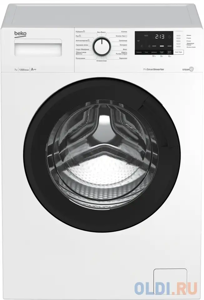 Стиральная машина beko wsre7612xawi белый, фотография 1