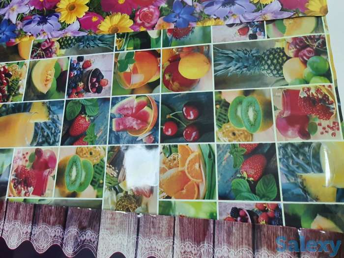 Ламинированная клеенка, рисунок с обоих сторон Большой размер, фотография 5