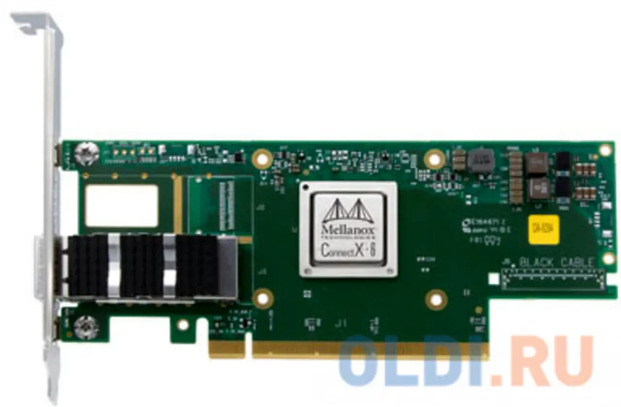 Connectx®-6 vpi adapter card, 100gb/s (hdr100, edr ib and 100gbe), single-port, фотография 1
