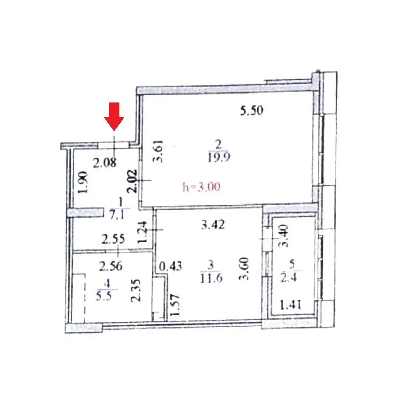 Cдам 1-комнатную 46.5м в ЖК SOHO, Керей Жәнібек хандар 42, фотография 3