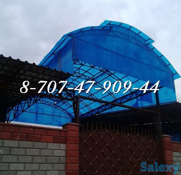 Стеклопластиковый прозрачный шифер в Алматы, фотография 9