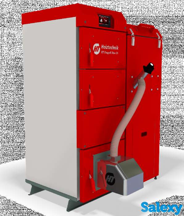 Автоматический пеллетный котел Heiztechnik Q Daspell Duo 15 кВт.  20квт 28квт 35квт 45квт  55квт 70квт, фотография 1