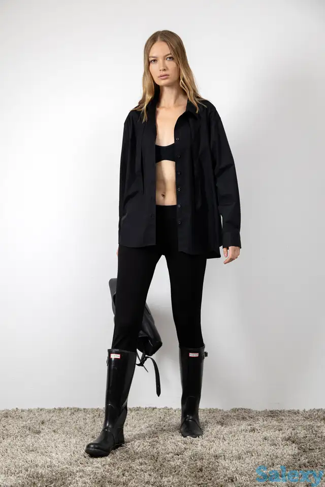 Рубашка в черном цвете vassa&co, фотография 1